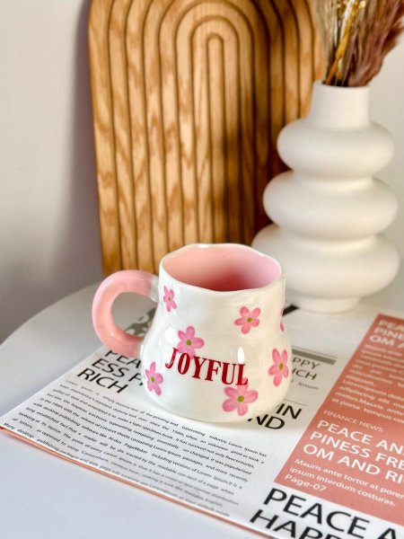 Mug حجم كبير ورود