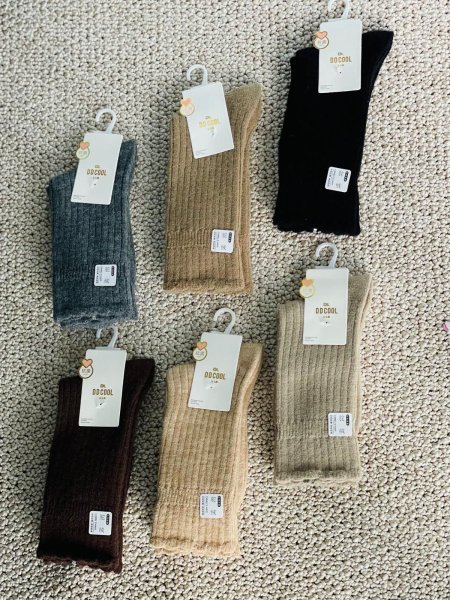 جرابين سادة شتوية