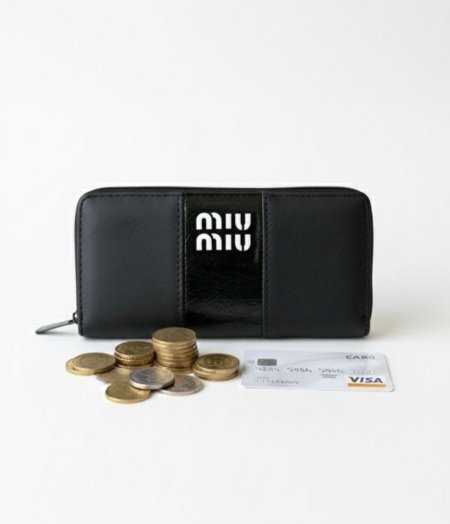 جزادين ستاتي ماركة miu miuحجم كبير مع سحاب داخلي للفراطة