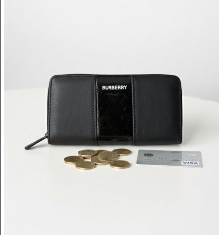 جزادين ستاتي ماركة بيربيري حجم كبير مع سحاب داخلي للفراطة